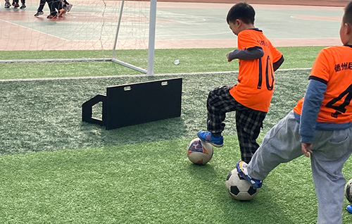 足球回弹板应用实图